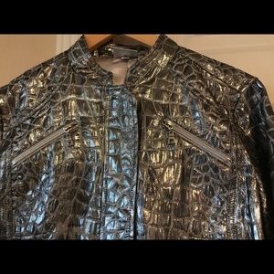 Silver jacket from Chico’s